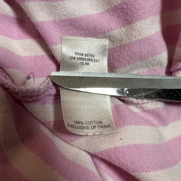 Victoria's Secret Stripe Pajama Set Size Large Cotton Loungewear Casual Colorful - Picture 6 of 13